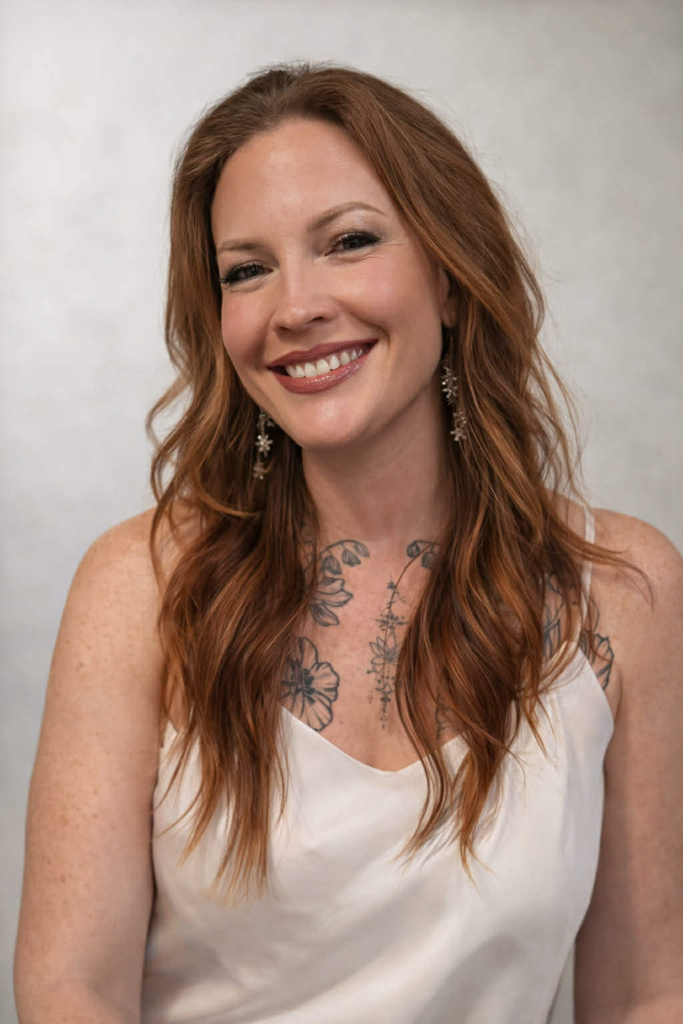 Cristin, founder of Interlaced Beauty